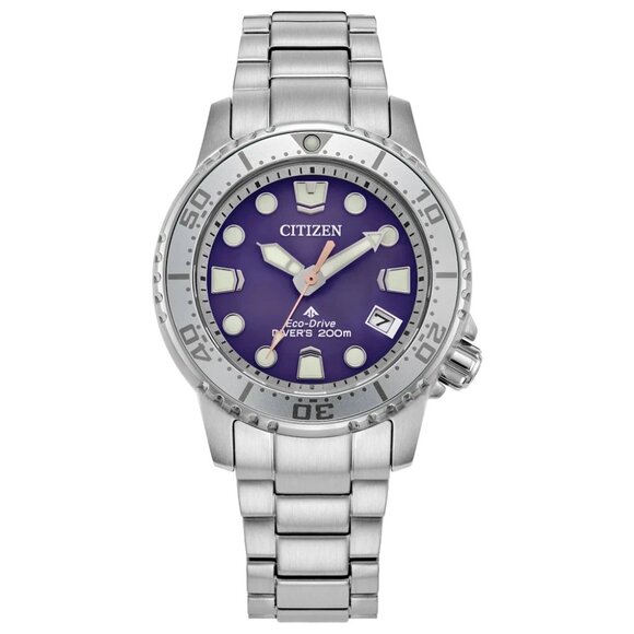 Citizen Promaster Women's Purple Date Indicator Eco-Drive Watch 36MM EO2027-50X - Picture 1 of 4